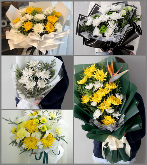 贵州毕节市织金县茶店乡以冲村白事花束代送
